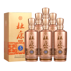 杜康 老窖5 52%vol 浓香型白酒 500ml*6瓶