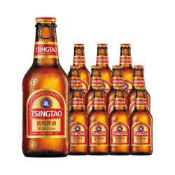 青岛啤酒 拉环小棕金258ml*12瓶 便携金质小瓶国货啤酒