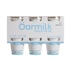 Oarmilk 无蔗糖酸奶100g*6杯经典0蔗糖发酵乳0乳糖低温酸奶
