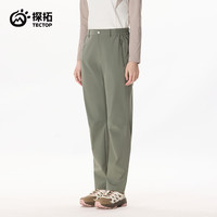 探拓 软壳裤 防泼水透气 女款潮水绿 L