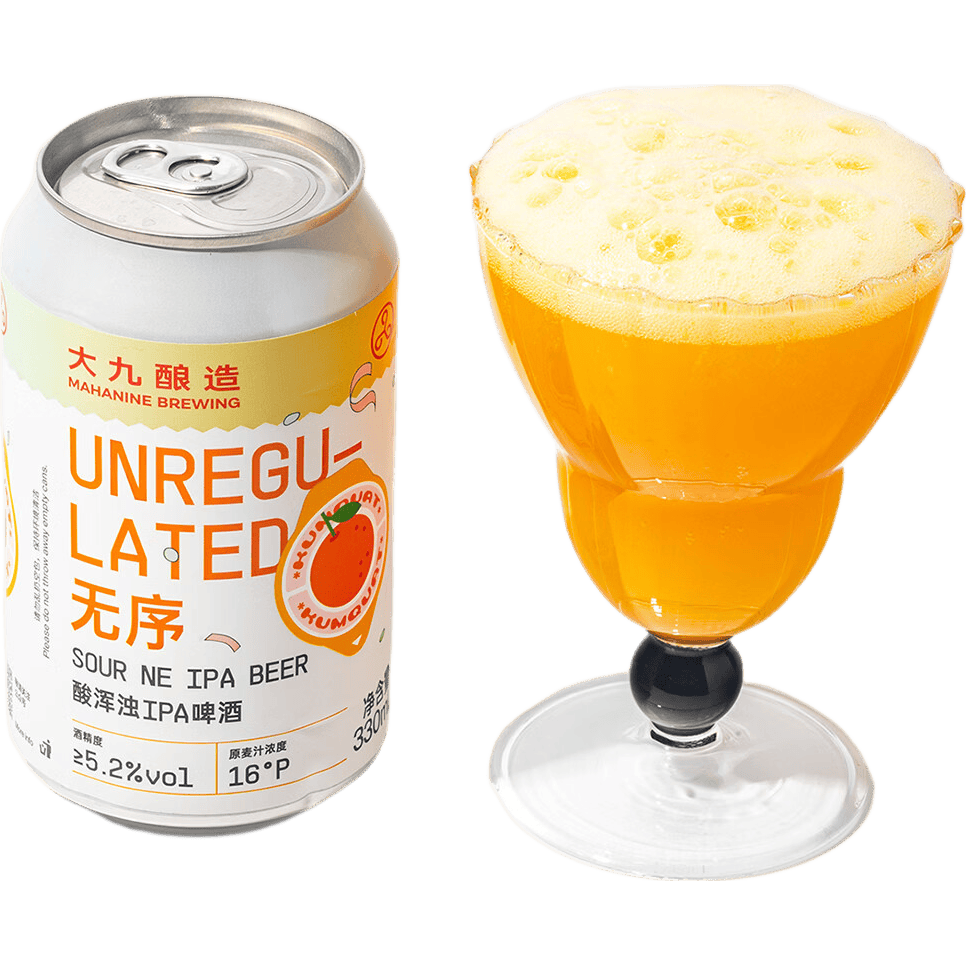 MAHANIE BREWING 大九酿造 无序 酸浑浊IPA 330ml