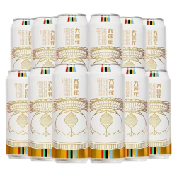 千岛湖 大莲花艾尔白啤500ml 12罐精酿原浆全麦啤酒