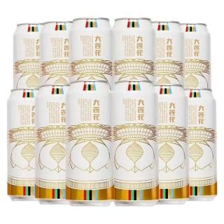 千岛湖 大莲花艾尔白啤500ml 12罐精酿原浆全麦啤酒