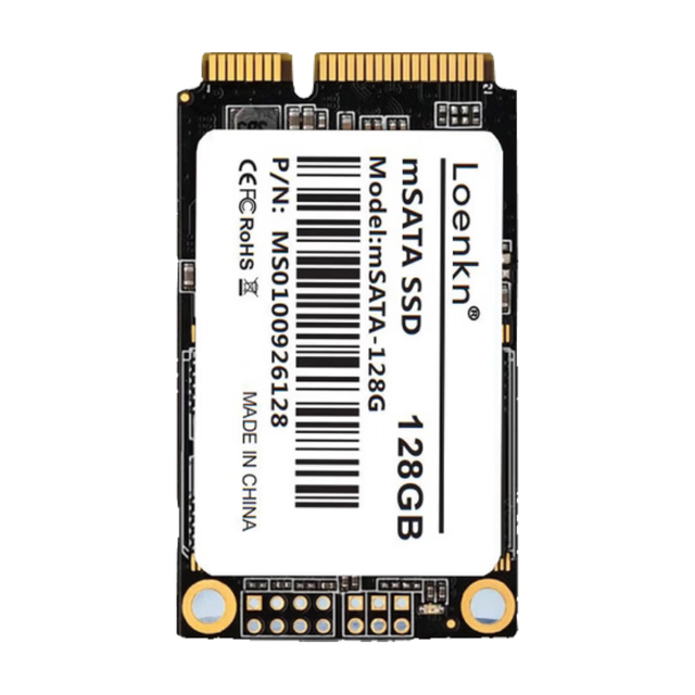 mSATA接口 QLC颗粒 128GB 固态硬盘
