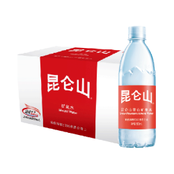 昆仑山 矿泉水 饮用天然弱碱性 500ml*24瓶