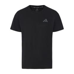 adidas 速干透气 黑色 L 运动T恤