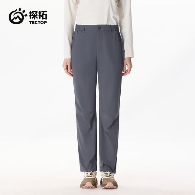 探拓 七夕！探拓 软壳裤 防泼水透气 极光灰 L 长裤