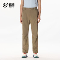 PLUS会员：探拓 软壳裤 防泼水透气 砂粒色  男女同款