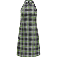 VERO MODA 无袖挂脖格纹连衣裙
