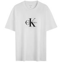 Calvin Klein Jeans 纯棉宽松 白色 S 短袖T恤