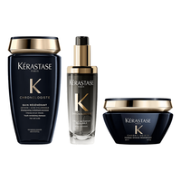 KÉRASTASE/卡诗 顺滑 洗发水套装 【海源黑钻】三件套
