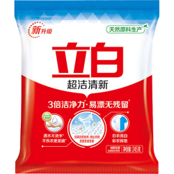 立白 超洁清新洗衣粉 245g×2袋