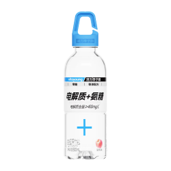 活力李子园 氨糖+电解质蜜桃味电解质水500ml*12瓶