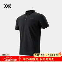 X-BIONIC PIN棉感小珠地速干POLO衫男短袖T恤商务休闲防晒新品 26753 暗夜黑 3XL