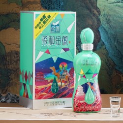 金徽 酒柔和金徽H3整箱装45度500ml*4瓶浓香型口粮白酒