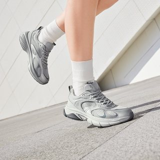 361° 女款网面透气老爹鞋 复古休闲跑步鞋