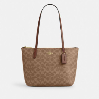 COACH 【520好礼】FIONA托特包可容纳7.9英寸平板手提单肩女包CBT18