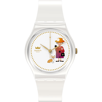 swatch 斯沃琪 JUBILEE系列 34毫米石英腕表 GZ711