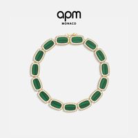 APM Monaco 孔雀石镶嵌手链