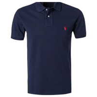 RALPH LAUREN拉夫劳伦早春季男士经典T恤短袖Polo衫710795080 013蓝色 XS