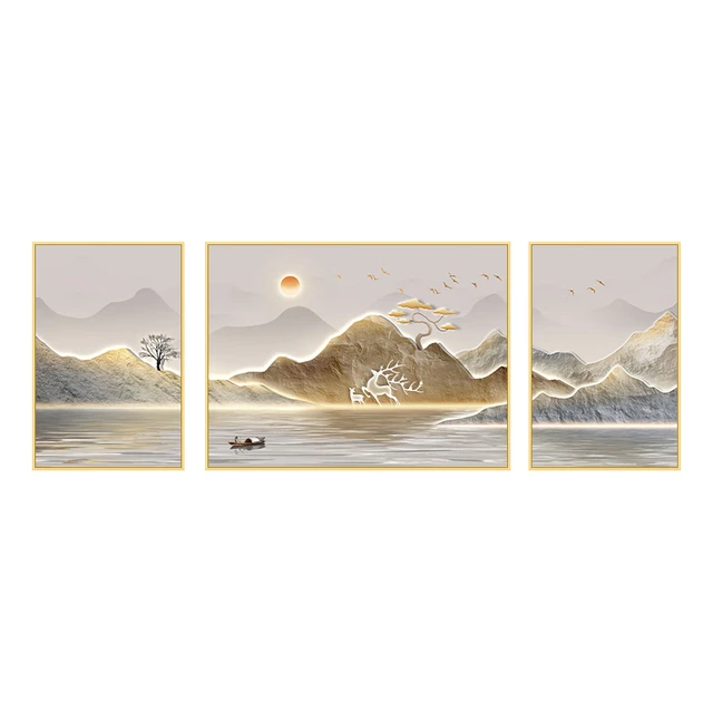  艺环宇 三联画 装饰画 40*60/80*60/40*60cm