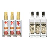 郎酒 顺品郎金盖3瓶+衡水老白干金标3瓶