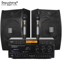 得普声 D100 专业10寸 KTV音箱 家庭卡拉OK音响套装