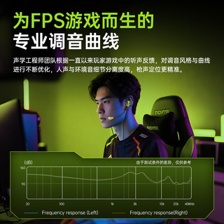 Microkia 魔神之眼 HiFi听声辨位 Type-C接口 萤火绿 入耳式耳机