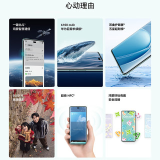 华为 Mate 70X 卫星通信 曜金黑 512GB 手机