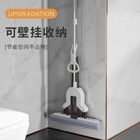 百世优品 胶棉拖把 28cm对折挤水免手洗 2头套装