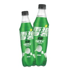 可口可乐 雪碧无糖益生元碳酸饮料