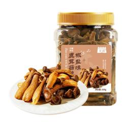 万达 蜜饯果干果脯休闲零食办公室小吃家庭量贩装水果干 鹿茸菇脆200g*1罐