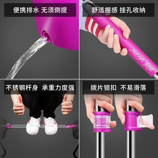 美丽雅 旋转拖把 洗脱一体免手洗 40cm头124cm杆4布带桶 拖把套装