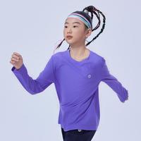 必迈 男女童跑步长袖T恤
