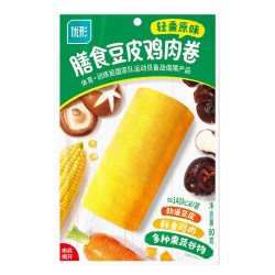 优形 低温冷藏豆皮鸡肉卷 80g 休闲零食  任选10/件
