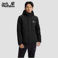 Jack Wolfskin 防风 男士冲锋衣 黑色/6000 L