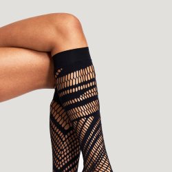 Wolford 沃尔福特 女士镂空网状及膝小腿袜 31592