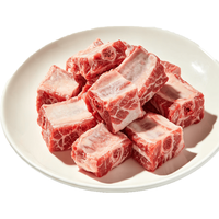 登山黑 黑猪精品肋排 净重1.5kg 生鲜猪肉