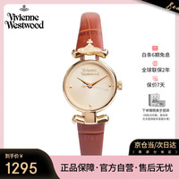 移动端、京东百亿补贴：Vivienne Westwood 西太后女士手表皮带女生日礼物送女友VV090GDBR