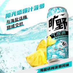 夏日纷 旷野气泡果酒低糖6度500ml×6罐装