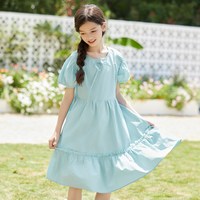 小叮尤尤 女童纯棉网纱连衣裙