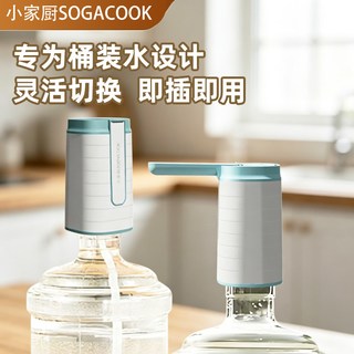 小家厨 电动抽水器 全自动桶装水吸水器