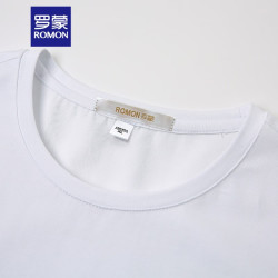 罗蒙 棉柔T3.0 200g重磅纯棉T恤