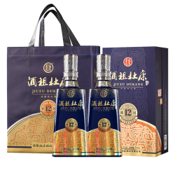 杜康 窖区礼盒 52%vol 浓香型白酒 500ml*2瓶