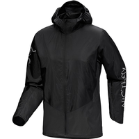 ARC'TERYX 男士风壳夹克 BLACK/GRAPHITE/黑色/灰黑色 M