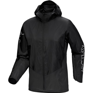  ARC'TERYX/始祖鸟 男士风壳夹克 BLACK/GRAPHITE/黑色/灰黑色 M