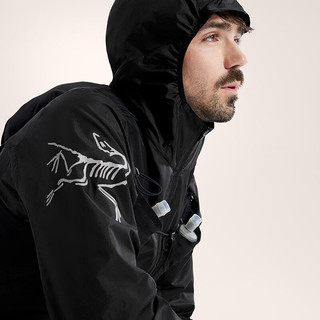  ARC'TERYX/始祖鸟 男士风壳夹克 BLACK/GRAPHITE/黑色/灰黑色 M