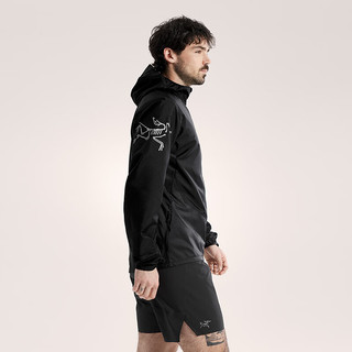  ARC'TERYX/始祖鸟 男士风壳夹克 BLACK/GRAPHITE/黑色/灰黑色 M