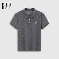Gap 858957 吸湿速干凉感 灰色 XL 女士POLO衫