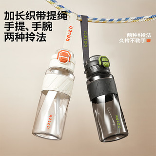 物生物 RELEA Tritan材质 星轨白 1000ml 塑料杯